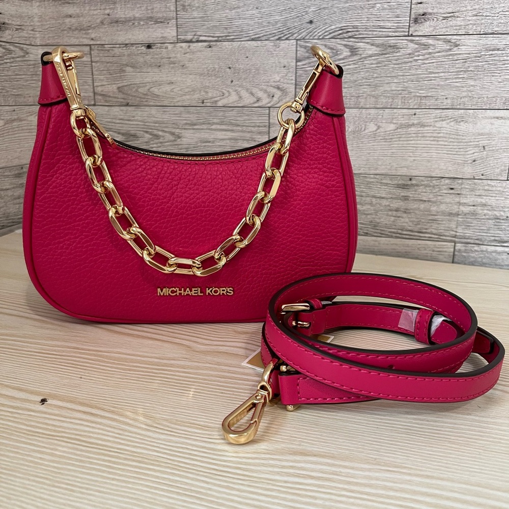 Michael Kors Mini Electric Pink Cora Pouchette
